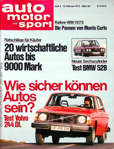 Deckblatt Auto Motor und Sport (04/1975)